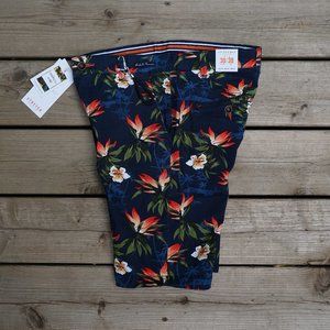 NWT Cactus Man Floral Navy Men's Shorts Size 30